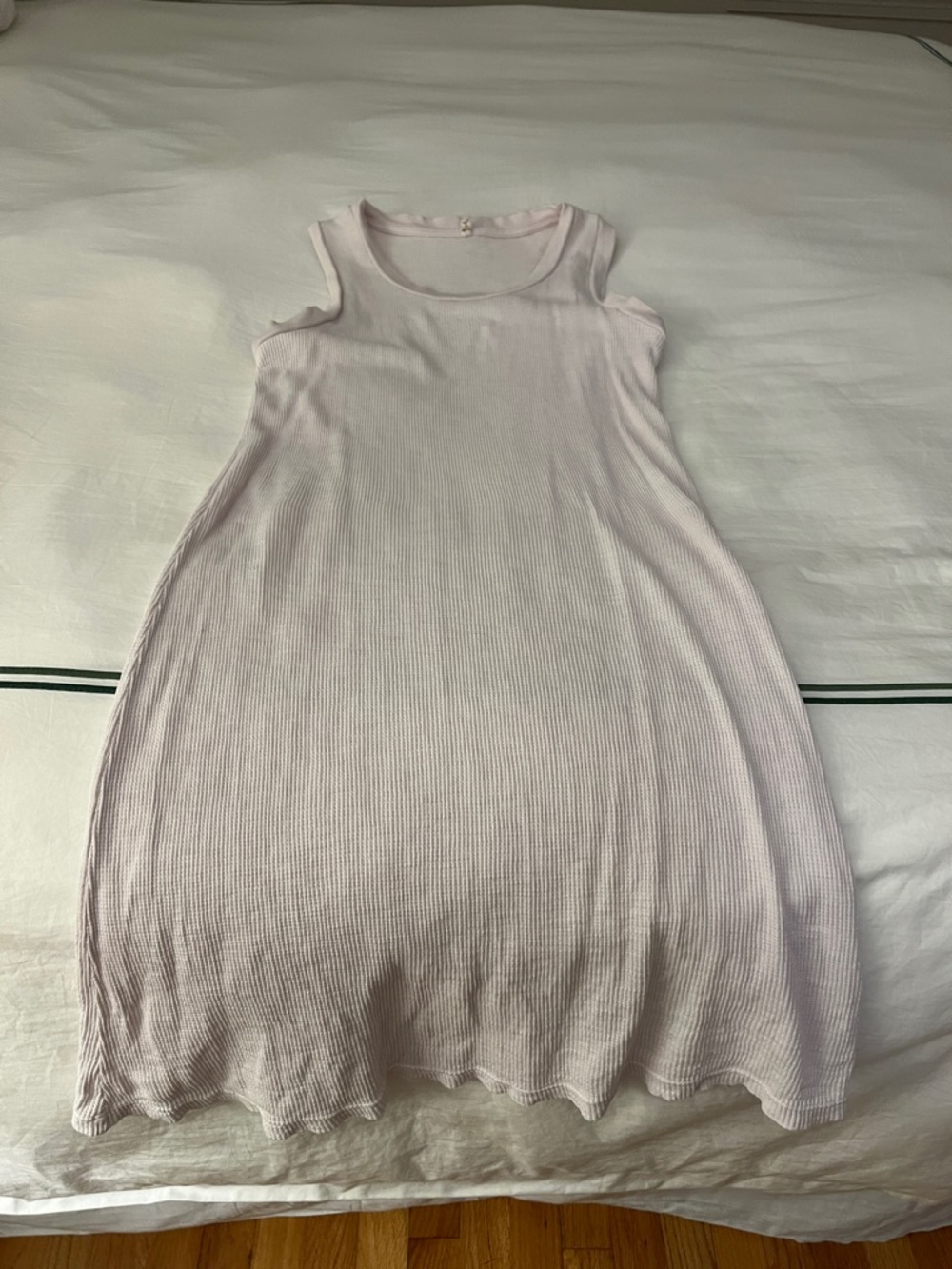 Christina Pale Lilac Ribbed Tank